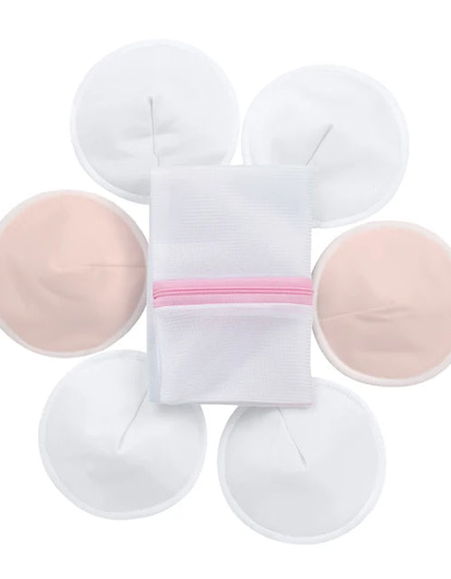 Load image into Gallery viewer, Organic Bamboo Nursing Breast Pads Reusable Nursing Pads Washable Breastfeeding Nipple Pad Nipplecovers for Breast Feeding
