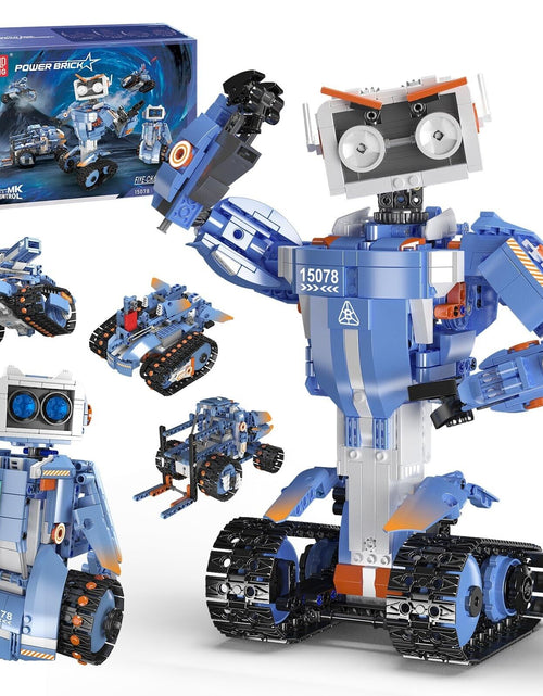 Load image into Gallery viewer, Robot Building STEM Toys: 5 in 1 STEM Projects for Kids Ages 8-12, Remote &amp; A...
