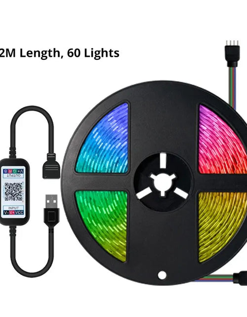 Load image into Gallery viewer, Background Atmosphere Light Strips 5050Rgb Color Bluetooth 5V Light Set TV Bedside Bar Atmosphere Light
