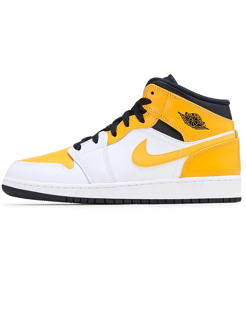 Load image into Gallery viewer, Big Kid&#39;S  1 Mid &quot;University Gold&quot; White/University Gold-Blk (554725 170) - 6
