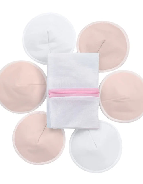 Load image into Gallery viewer, Organic Bamboo Nursing Breast Pads Reusable Nursing Pads Washable Breastfeeding Nipple Pad Nipplecovers for Breast Feeding
