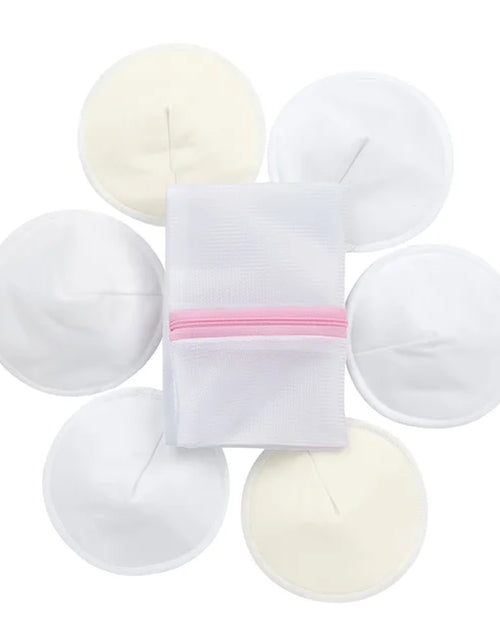 Load image into Gallery viewer, Organic Bamboo Nursing Breast Pads Reusable Nursing Pads Washable Breastfeeding Nipple Pad Nipplecovers for Breast Feeding
