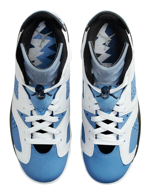 Load image into Gallery viewer, Big Kid&#39;S  6 Retro &quot;UNC&quot; University Blue/White-Black (384665 410) - 6.5
