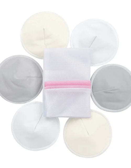 Load image into Gallery viewer, Organic Bamboo Nursing Breast Pads Reusable Nursing Pads Washable Breastfeeding Nipple Pad Nipplecovers for Breast Feeding
