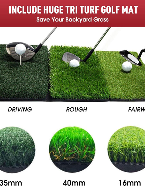 Load image into Gallery viewer, Golf Hitting Net Heavy Duty Golf Practice Net for Backyard Driving Golf Net with High Impact Chipping Hitting Target Golf Driving Practice Net Include Carry Bag Golf Balls for Indoor Outdoor
