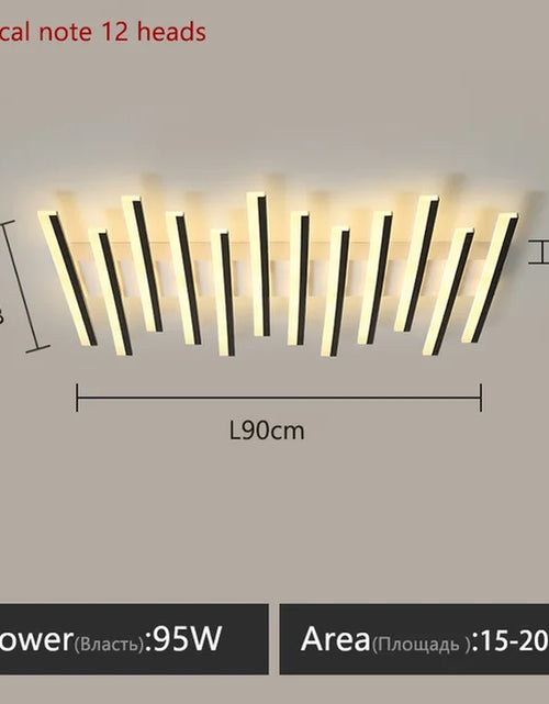 Load image into Gallery viewer, Modern Living Room Lamps Ceiling Light Interior Decoration for Home House Led Lamps for Bedrooms Linear Ceiling Light Home Lamp
