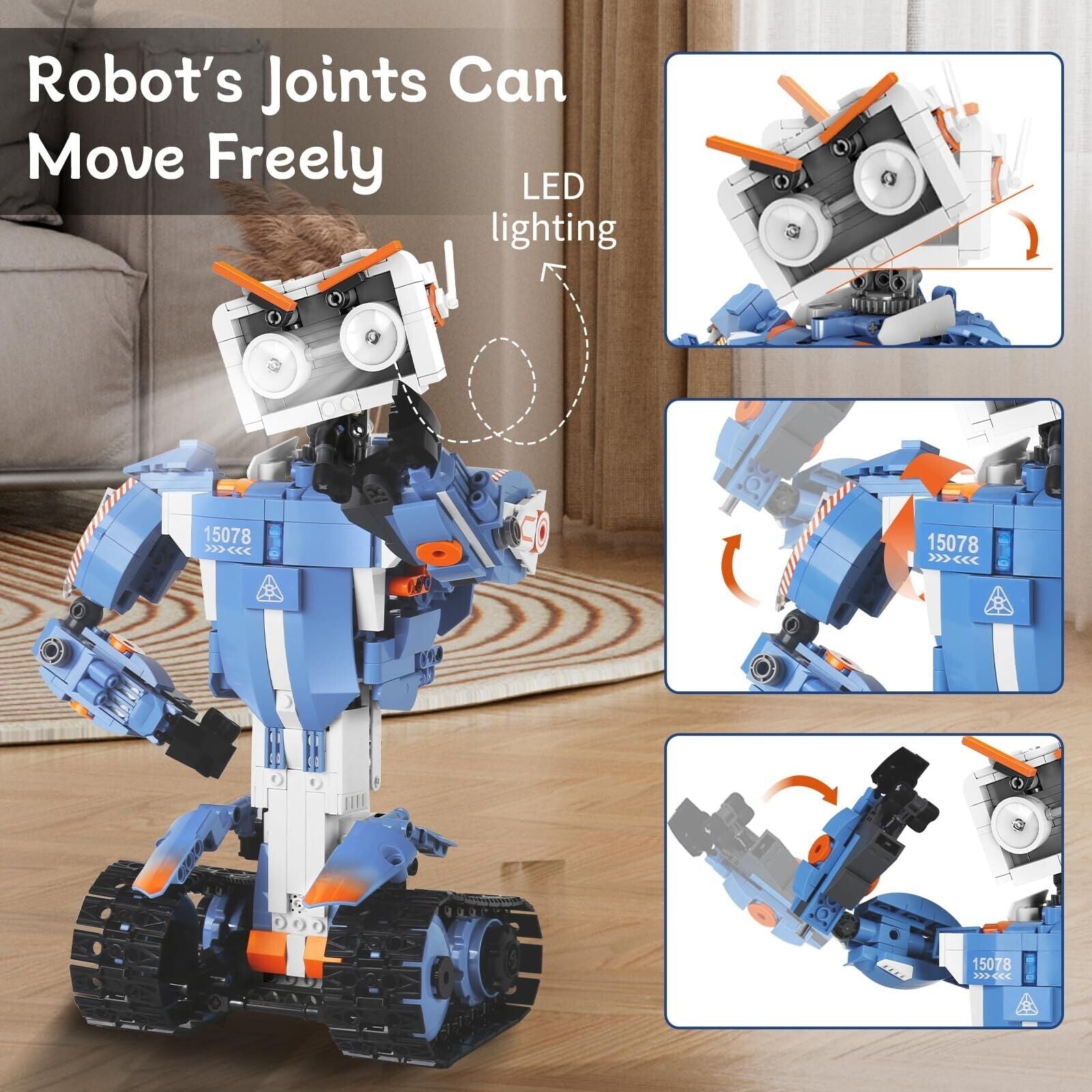 Robot Building STEM Toys: 5 in 1 STEM Projects for Kids Ages 8-12, Remote & A...