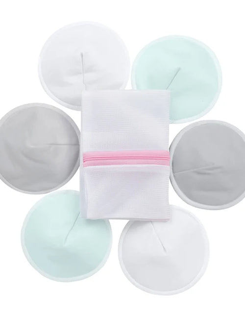 Load image into Gallery viewer, Organic Bamboo Nursing Breast Pads Reusable Nursing Pads Washable Breastfeeding Nipple Pad Nipplecovers for Breast Feeding
