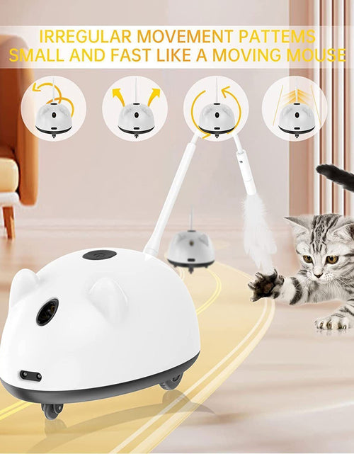 Load image into Gallery viewer, Interactive Cat Toys for Indoor Cats Electronic Cat Exercise Toys Cat Mouse Toys
