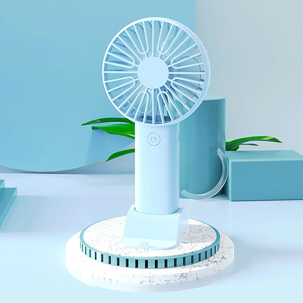 Mini Portable Fans Handheld USB Rechargeable Fan Mini Desktop Air Cooler Outdoor Fan Cooling Travel Hand Fans Ventilation Fan