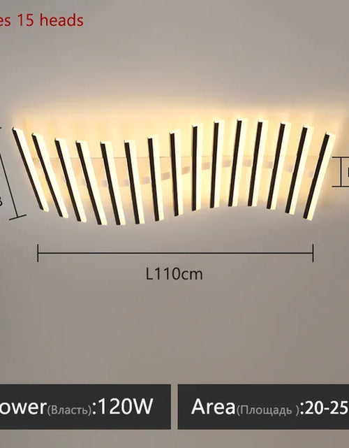 Load image into Gallery viewer, Modern Living Room Lamps Ceiling Light Interior Decoration for Home House Led Lamps for Bedrooms Linear Ceiling Light Home Lamp
