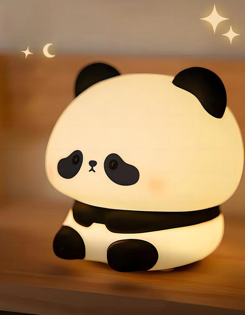 Load image into Gallery viewer, Capybara Silicone Night Light Cute Panda Rechargeable Adjustable Brightness Timing Rechargeable Sleep Nightlights for Kids Room
