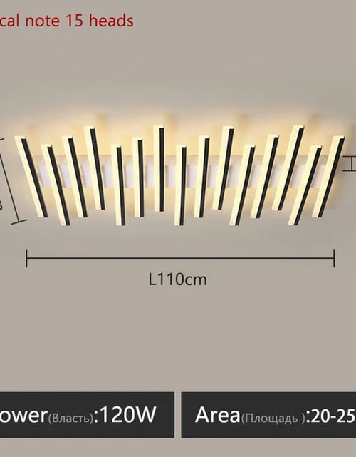 Load image into Gallery viewer, Modern Living Room Lamps Ceiling Light Interior Decoration for Home House Led Lamps for Bedrooms Linear Ceiling Light Home Lamp
