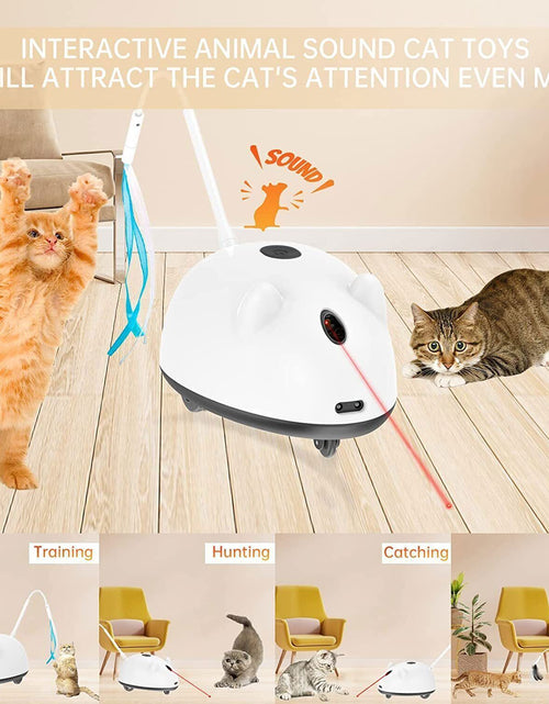 Load image into Gallery viewer, Interactive Cat Toys for Indoor Cats Electronic Cat Exercise Toys Cat Mouse Toys
