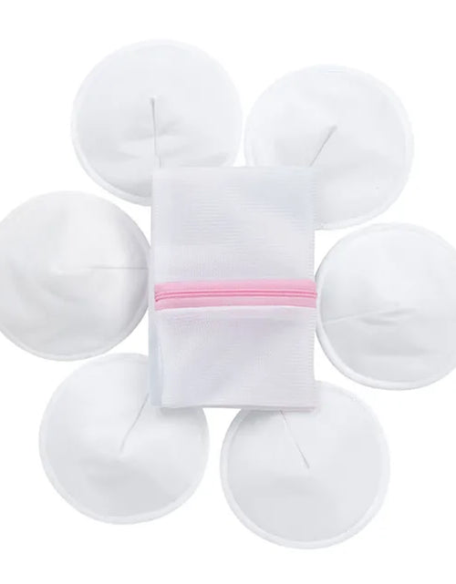 Load image into Gallery viewer, Organic Bamboo Nursing Breast Pads Reusable Nursing Pads Washable Breastfeeding Nipple Pad Nipplecovers for Breast Feeding
