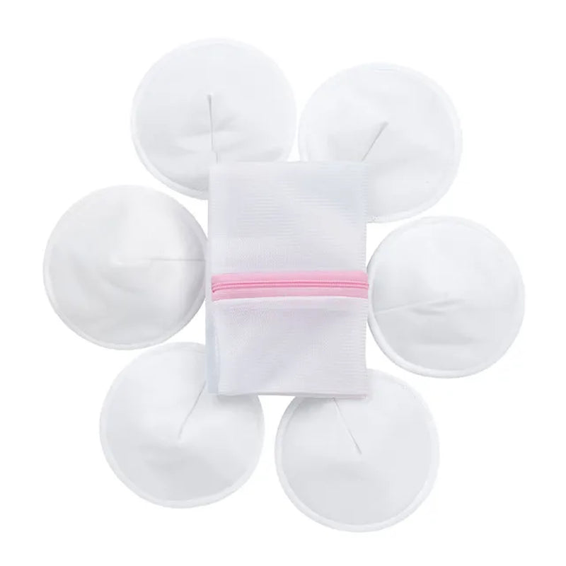 Organic Bamboo Nursing Breast Pads Reusable Nursing Pads Washable Breastfeeding Nipple Pad Nipplecovers for Breast Feeding