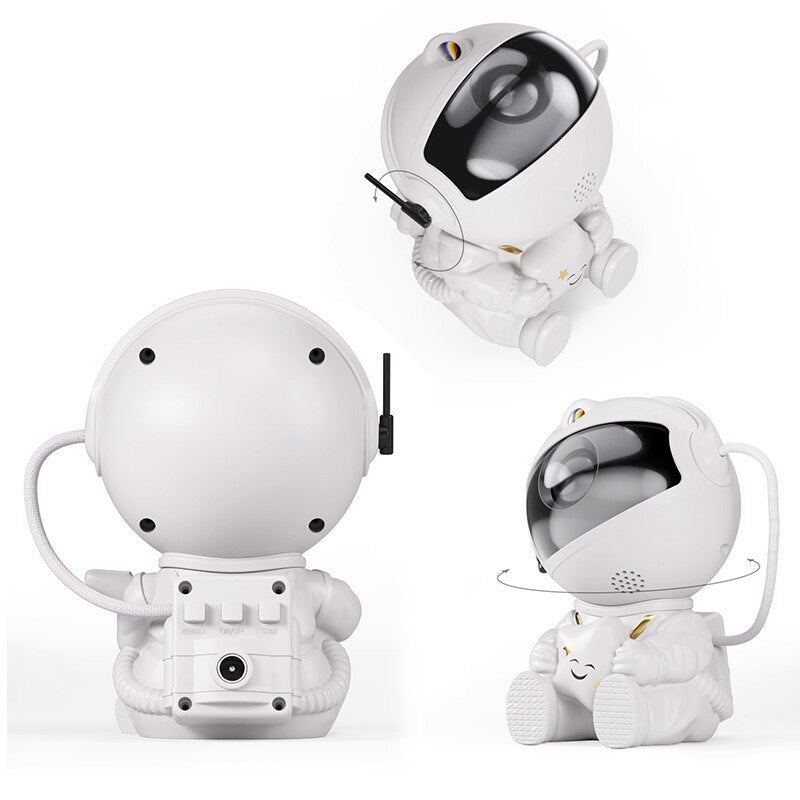 Galaxy Star Projector LED Night Light Starry Sky Astronaut Porjectors Lamp for Decoration Bedroom Home Decorative Children Gifts