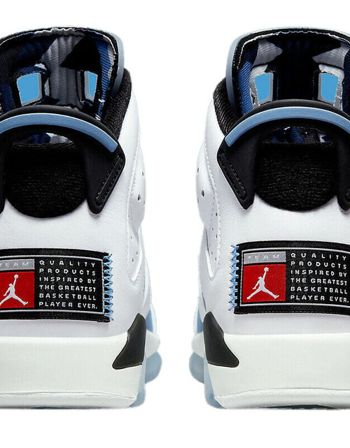 Load image into Gallery viewer, Big Kid&#39;S  6 Retro &quot;UNC&quot; University Blue/White-Black (384665 410) - 6.5
