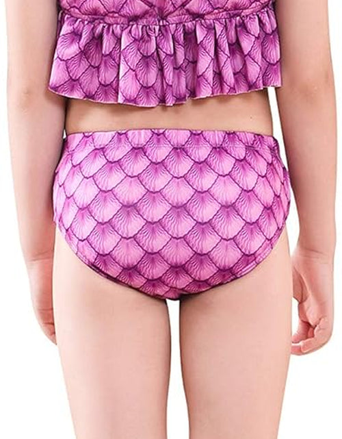 Load image into Gallery viewer, 5Pcs Girls Swimsuit Mermaid Tails for Swimming Princess Bikini Bathing Suit Set Costume (No Monofin)
