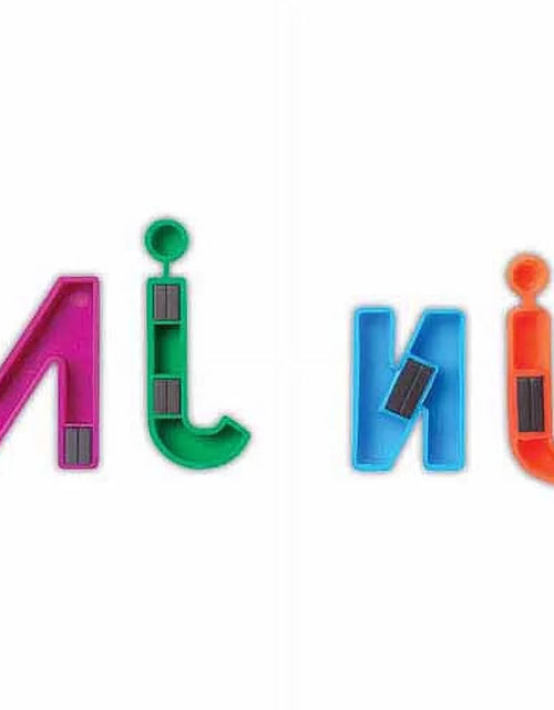 Load image into Gallery viewer, Uppercase Alphamagnets, Set of 42 Alphabet Magnetic Letters, Ages 3+
