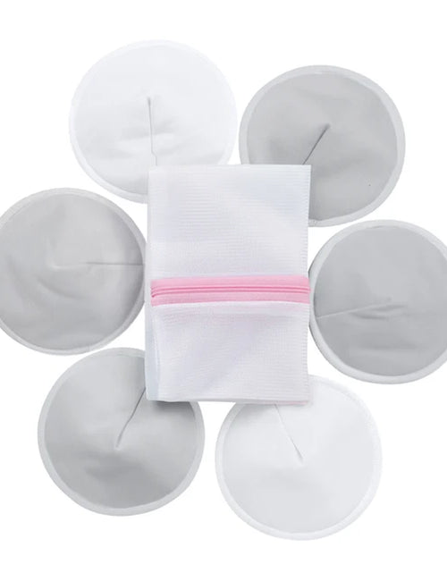 Load image into Gallery viewer, Organic Bamboo Nursing Breast Pads Reusable Nursing Pads Washable Breastfeeding Nipple Pad Nipplecovers for Breast Feeding
