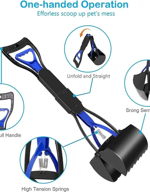 Load image into Gallery viewer, Cat Poop Scoop Clean Waste Cleaning Tools Pet Supplies Cleaner Pooper Scooper Pet Dog Long Handle Pet Pooper Scooper Dog
