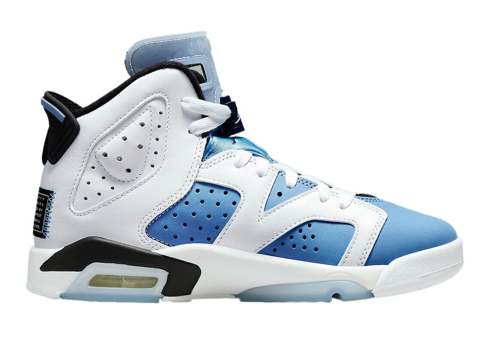 Big Kid'S  6 Retro "UNC" University Blue/White-Black (384665 410) - 6.5