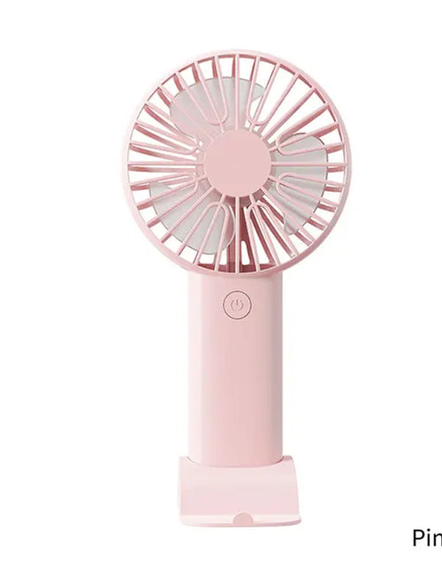 Load image into Gallery viewer, Mini Portable Fans Handheld USB Rechargeable Fan Mini Desktop Air Cooler Outdoor Fan Cooling Travel Hand Fans Ventilation Fan
