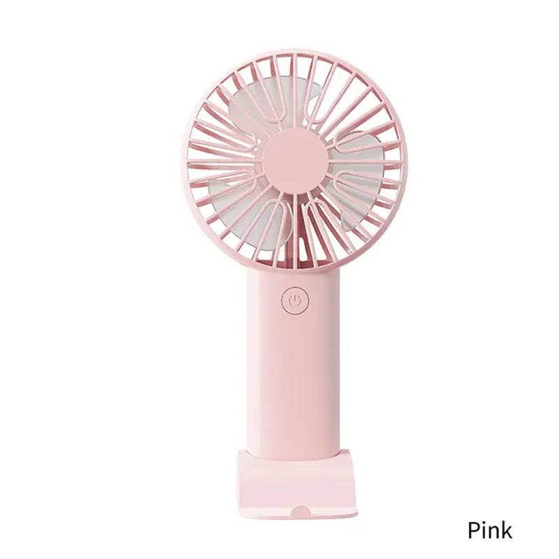 Mini Portable Fans Handheld USB Rechargeable Fan Mini Desktop Air Cooler Outdoor Fan Cooling Travel Hand Fans Ventilation Fan