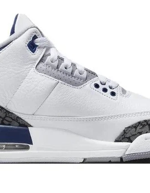 Load image into Gallery viewer, Big Kid&#39;S  3 Retro White/Midnight Navy (DM0967 140) - 4
