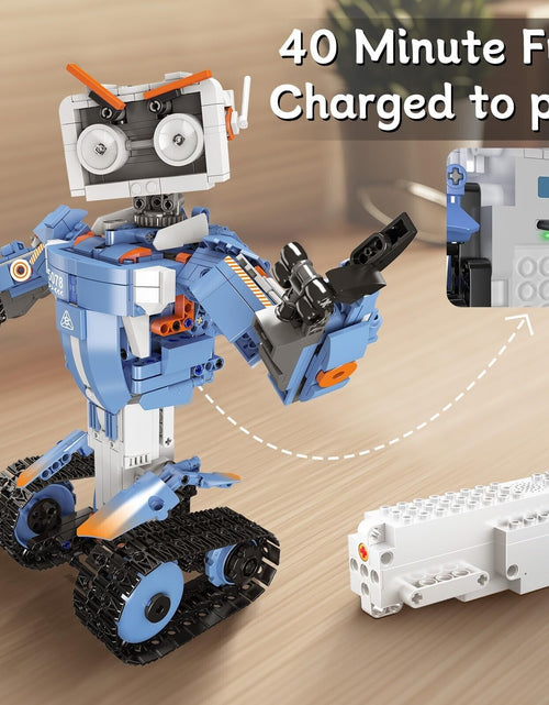 Load image into Gallery viewer, Robot Building STEM Toys: 5 in 1 STEM Projects for Kids Ages 8-12, Remote &amp; A...
