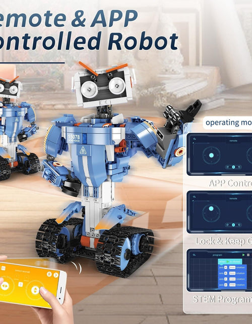 Load image into Gallery viewer, Robot Building STEM Toys: 5 in 1 STEM Projects for Kids Ages 8-12, Remote &amp; A...
