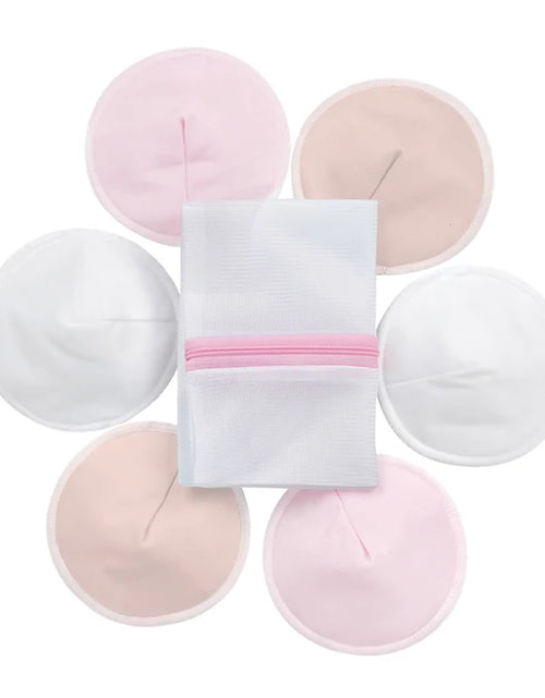 Load image into Gallery viewer, Organic Bamboo Nursing Breast Pads Reusable Nursing Pads Washable Breastfeeding Nipple Pad Nipplecovers for Breast Feeding
