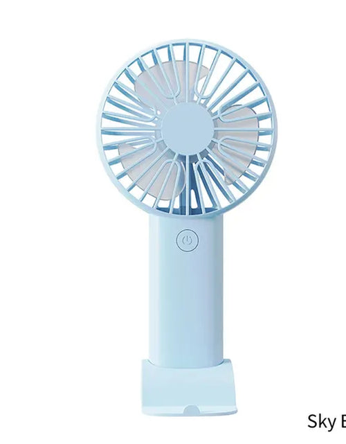 Load image into Gallery viewer, Mini Portable Fans Handheld USB Rechargeable Fan Mini Desktop Air Cooler Outdoor Fan Cooling Travel Hand Fans Ventilation Fan
