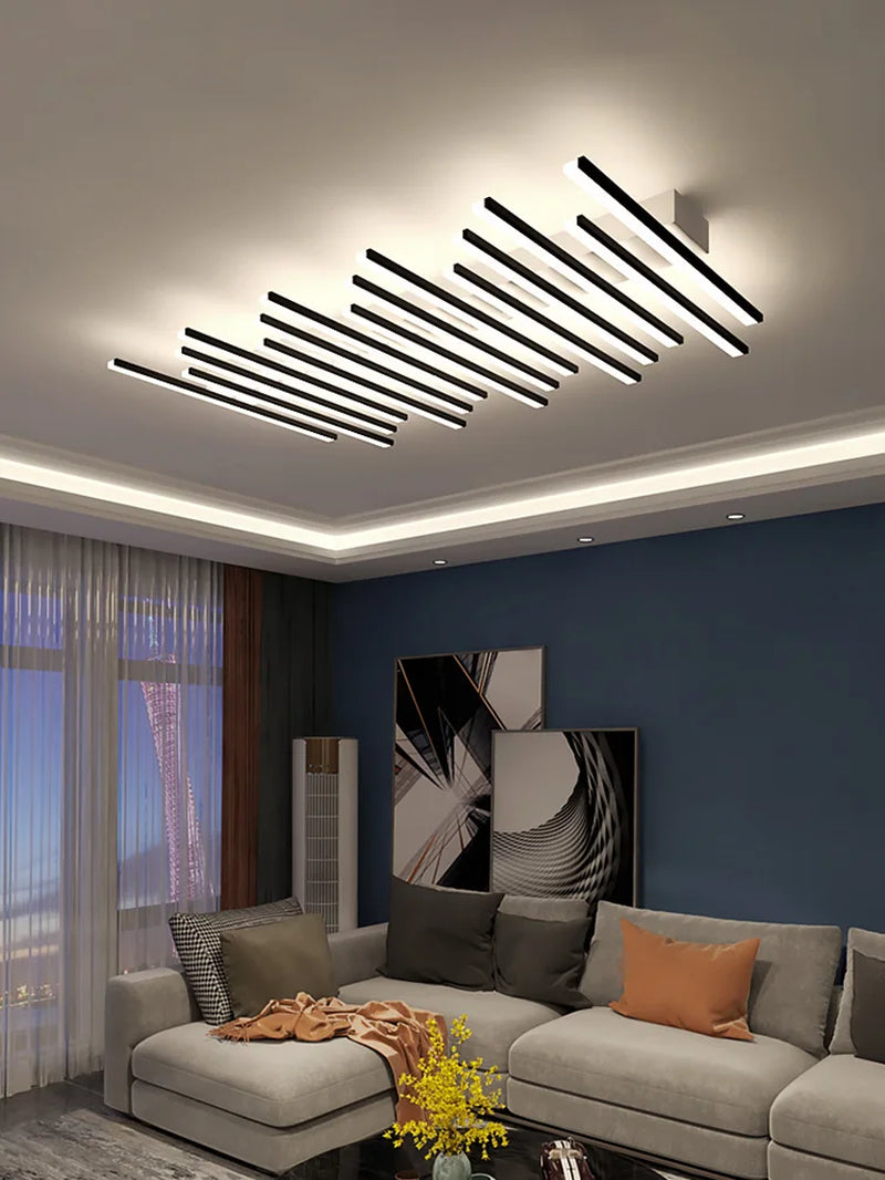 Modern Living Room Lamps Ceiling Light Interior Decoration for Home House Led Lamps for Bedrooms Linear Ceiling Light Home Lamp