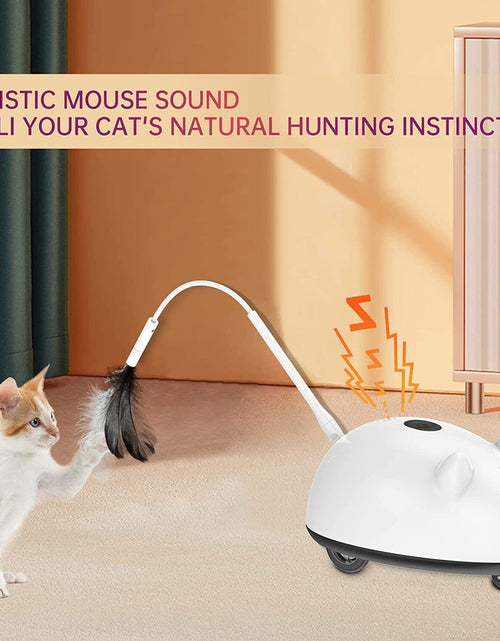 Load image into Gallery viewer, Interactive Cat Toys for Indoor Cats Electronic Cat Exercise Toys Cat Mouse Toys
