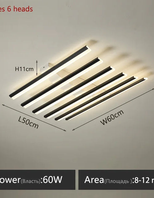 Load image into Gallery viewer, Modern Living Room Lamps Ceiling Light Interior Decoration for Home House Led Lamps for Bedrooms Linear Ceiling Light Home Lamp
