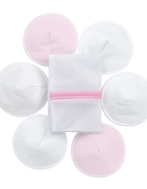 Load image into Gallery viewer, Organic Bamboo Nursing Breast Pads Reusable Nursing Pads Washable Breastfeeding Nipple Pad Nipplecovers for Breast Feeding
