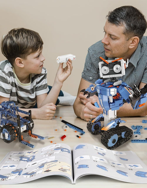 Load image into Gallery viewer, Robot Building STEM Toys: 5 in 1 STEM Projects for Kids Ages 8-12, Remote &amp; A...
