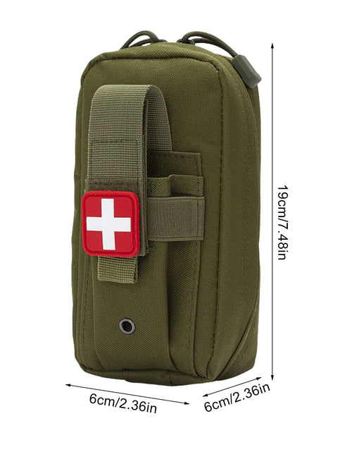 Load image into Gallery viewer, MOLLE Pouches IFAK First Aid Pouch Mini Trauma Outdoor Survival Travel Camping Hiking Hunting Household Emergency First Aid Kit
