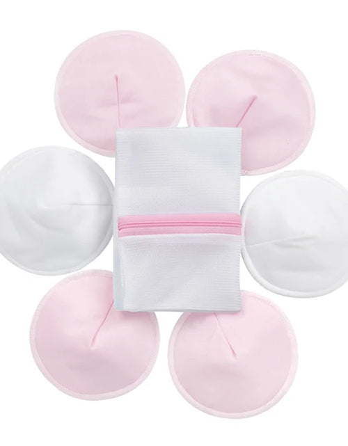 Load image into Gallery viewer, Organic Bamboo Nursing Breast Pads Reusable Nursing Pads Washable Breastfeeding Nipple Pad Nipplecovers for Breast Feeding
