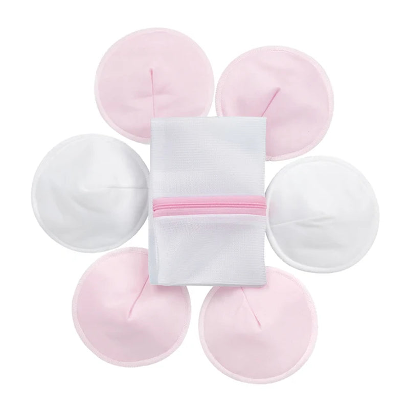 Organic Bamboo Nursing Breast Pads Reusable Nursing Pads Washable Breastfeeding Nipple Pad Nipplecovers for Breast Feeding