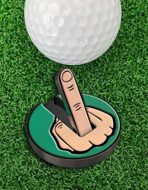 Load image into Gallery viewer, Funny Middle Finger Golf Ball Marker Golf Hat Clip Marker Magnetic Removable Golf Ball Position Mark Golf Accessories
