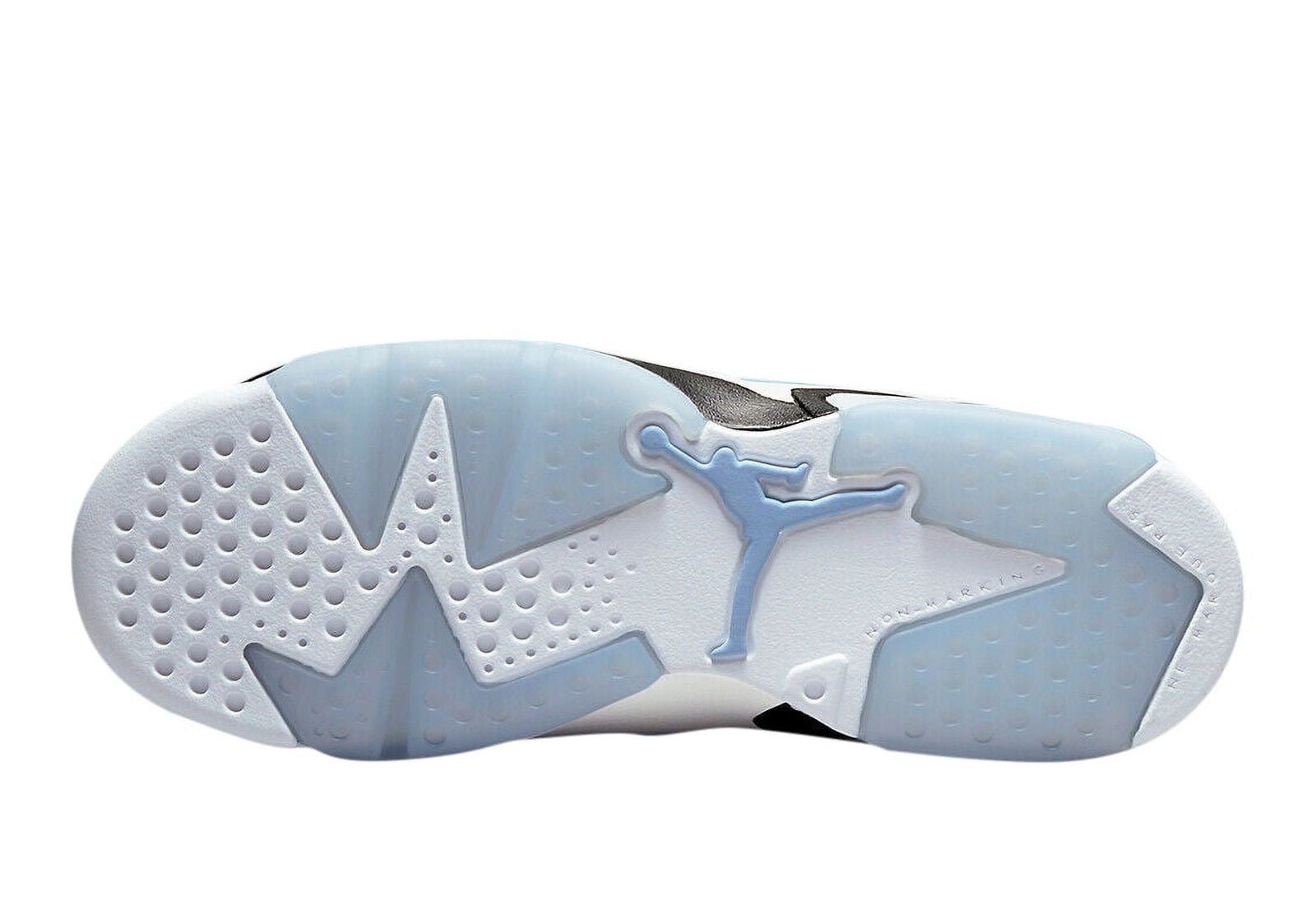 Big Kid'S  6 Retro "UNC" University Blue/White-Black (384665 410) - 6.5